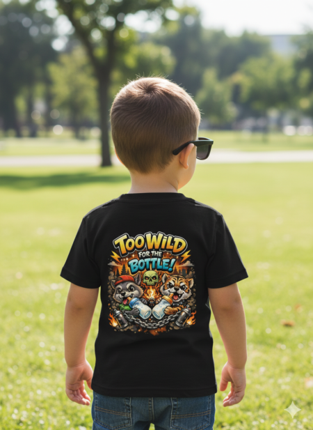 Tricou Copii 0-36m, Negru, Bumbac, Bottle