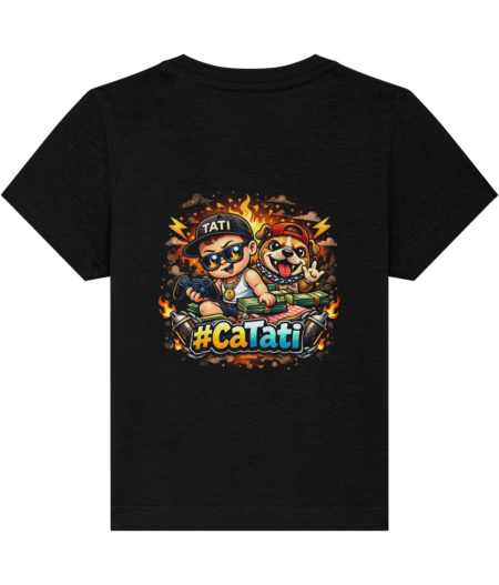 Tricou Copii/Bebelusi, Bumbac, Imprimeu spate Ca Tati