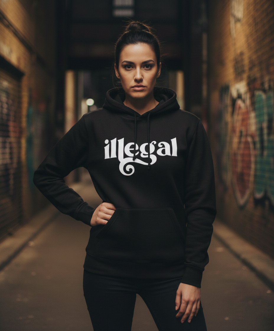 Hanorac Unisex Premium, Negru, Censored by Morality 1 - imagine 3